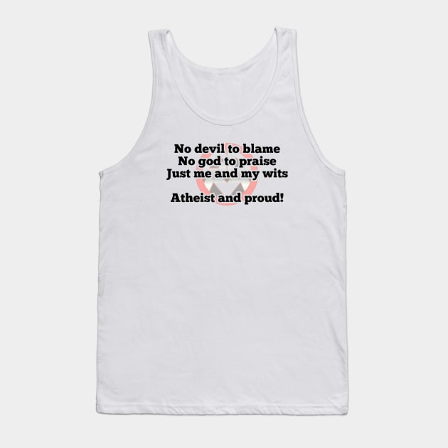 Atheist and Proud Tank Top by GDMstore